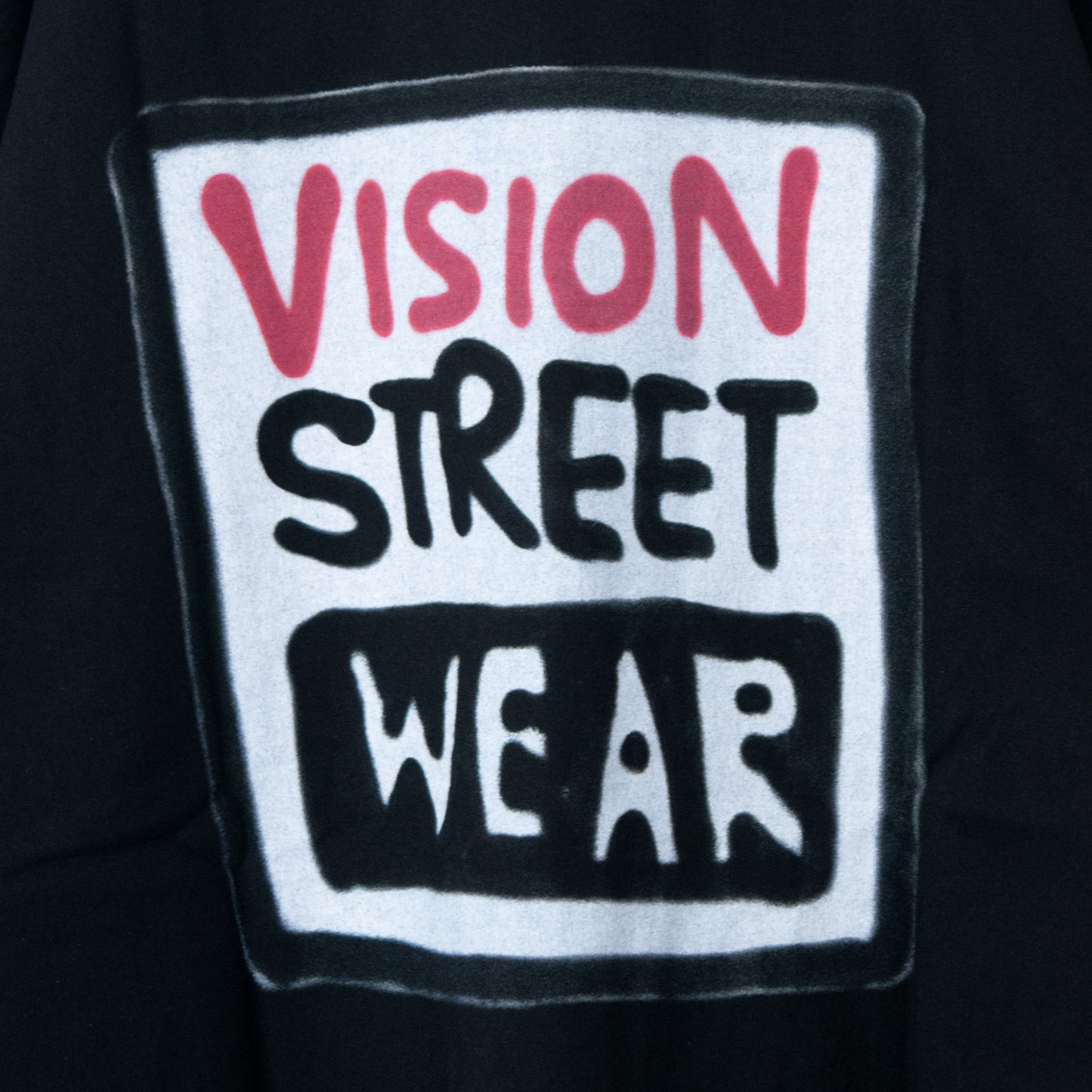 VISION STREET WEAR guernika mag logo T-shirt BLACK