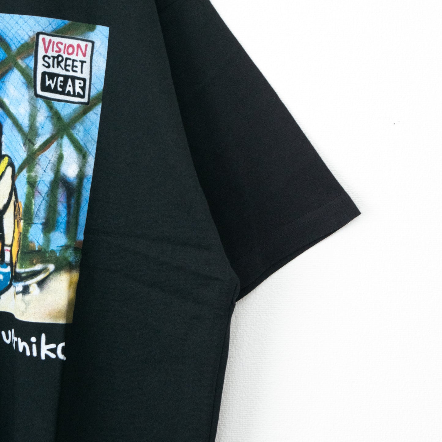 VISION STREET WEAR guernika VISIONアートTシャツ BLACK