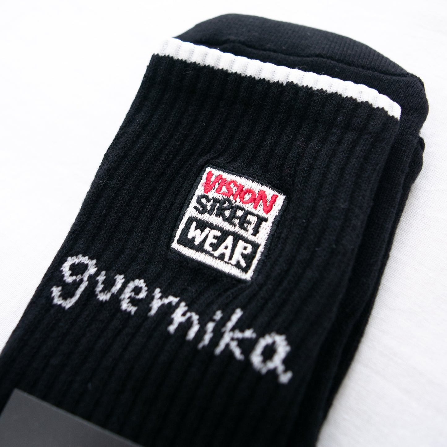 VISION STREET WEAR guernika マグロゴ ソックス BLACK