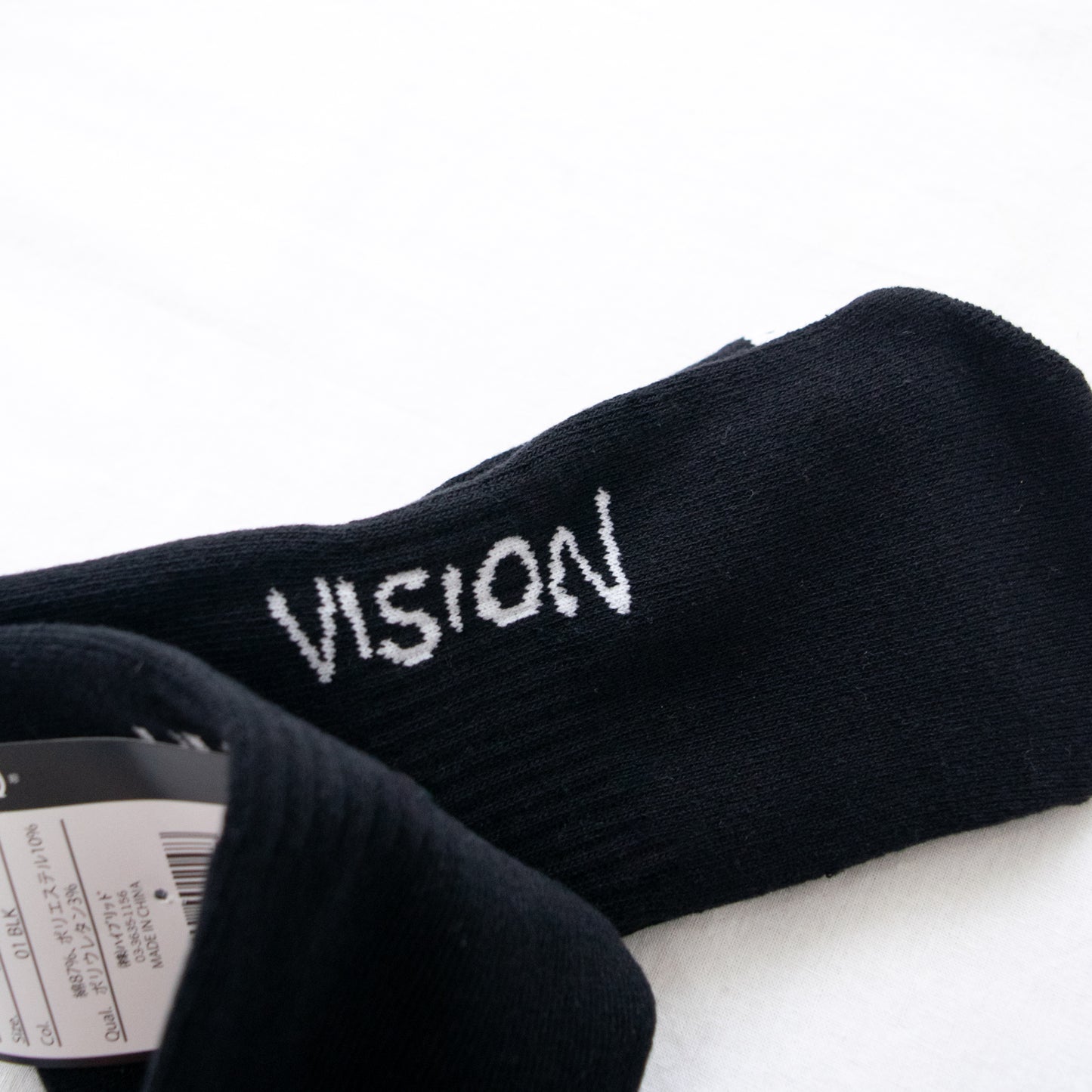 VISION STREET WEAR guernika マグロゴ ソックス BLACK