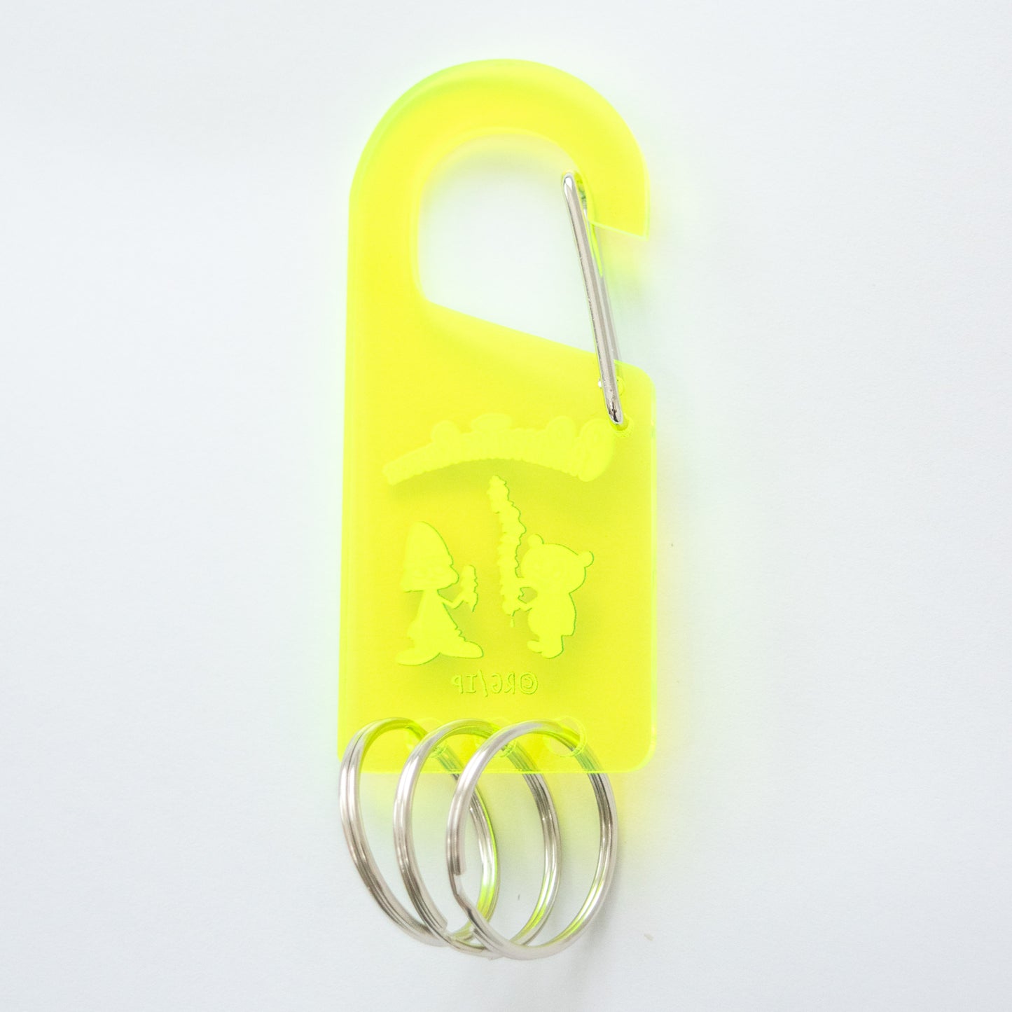 PaRappa the Rapper Acrylic Carabiner (Ice Cream) YELLOW GREEN