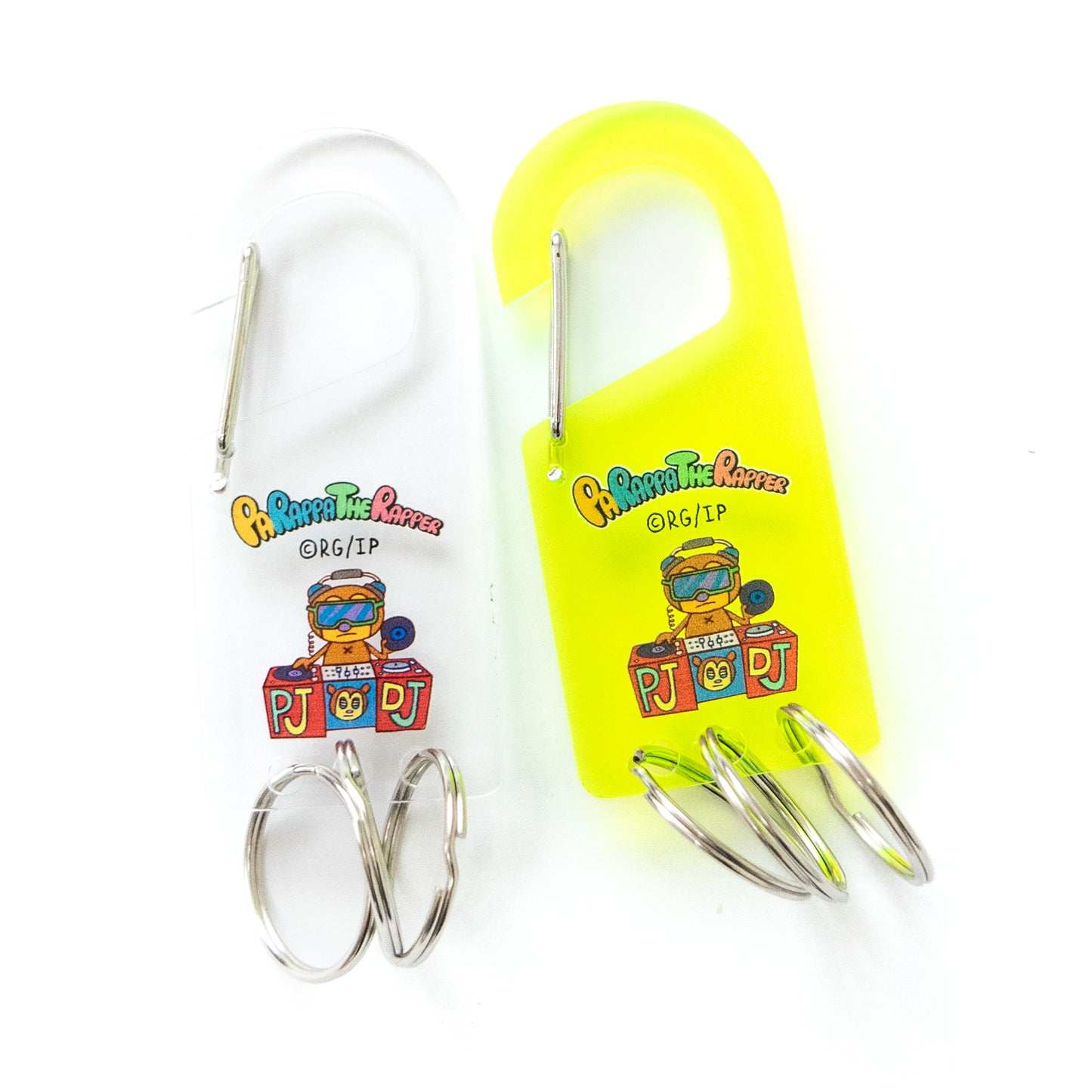 PaRappa the Rapper Acrylic Carabiner (PJ Berri) YELLOW GREEN