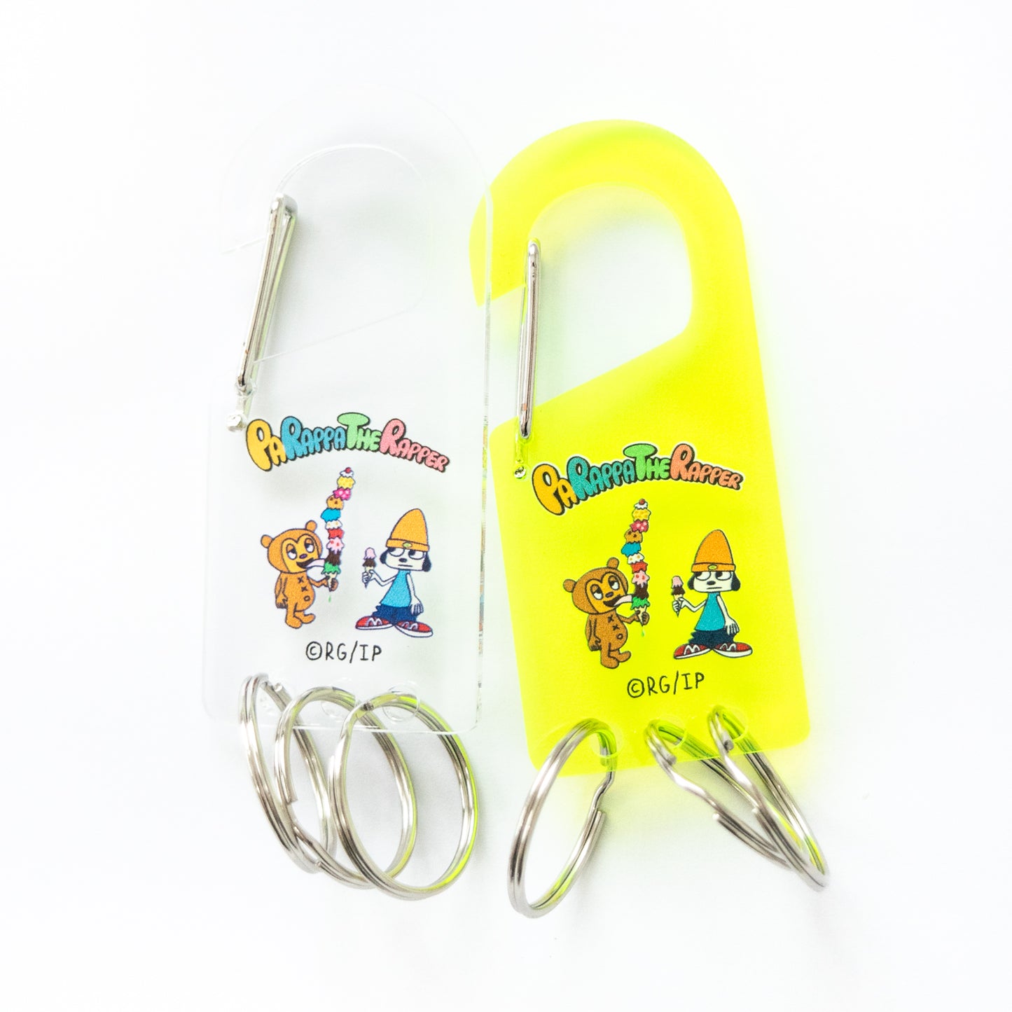 PaRappa the Rapper Acrylic Carabiner (Ice Cream) YELLOW GREEN