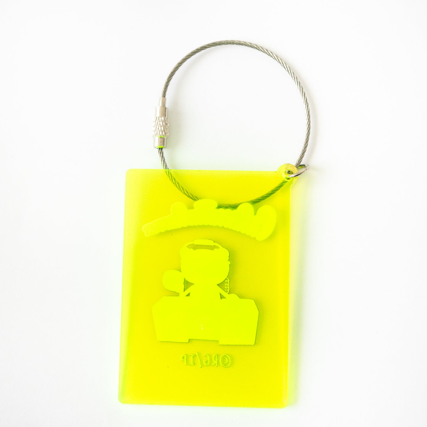 PaRappa the Rapper Acrylic Keychain (PJ Berri) YELLOW GREEN