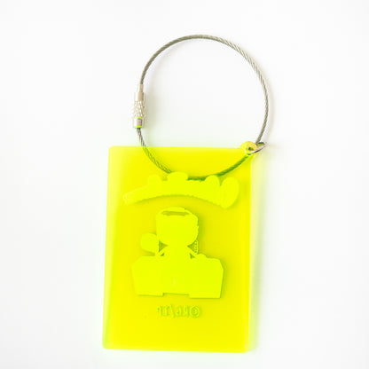 PaRappa the Rapper Acrylic Keychain (PJ Berri) YELLOW GREEN
