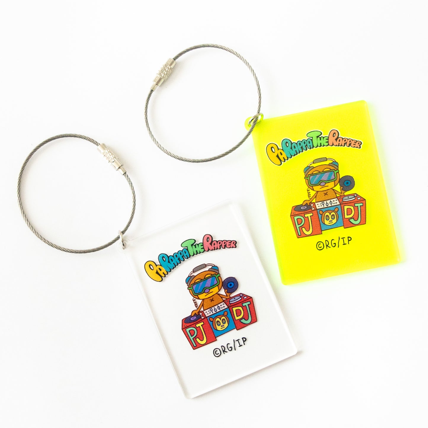 PaRappa the Rapper Acrylic Keychain (PJ Berri) YELLOW GREEN