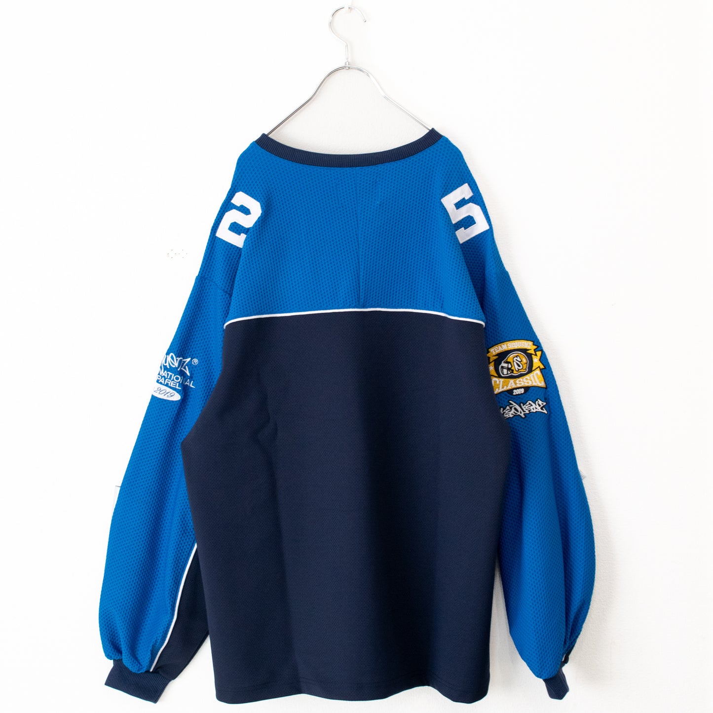 SEQUENZ SQNZ FOOTBALL SHIRT ゲームシャツ BLUE