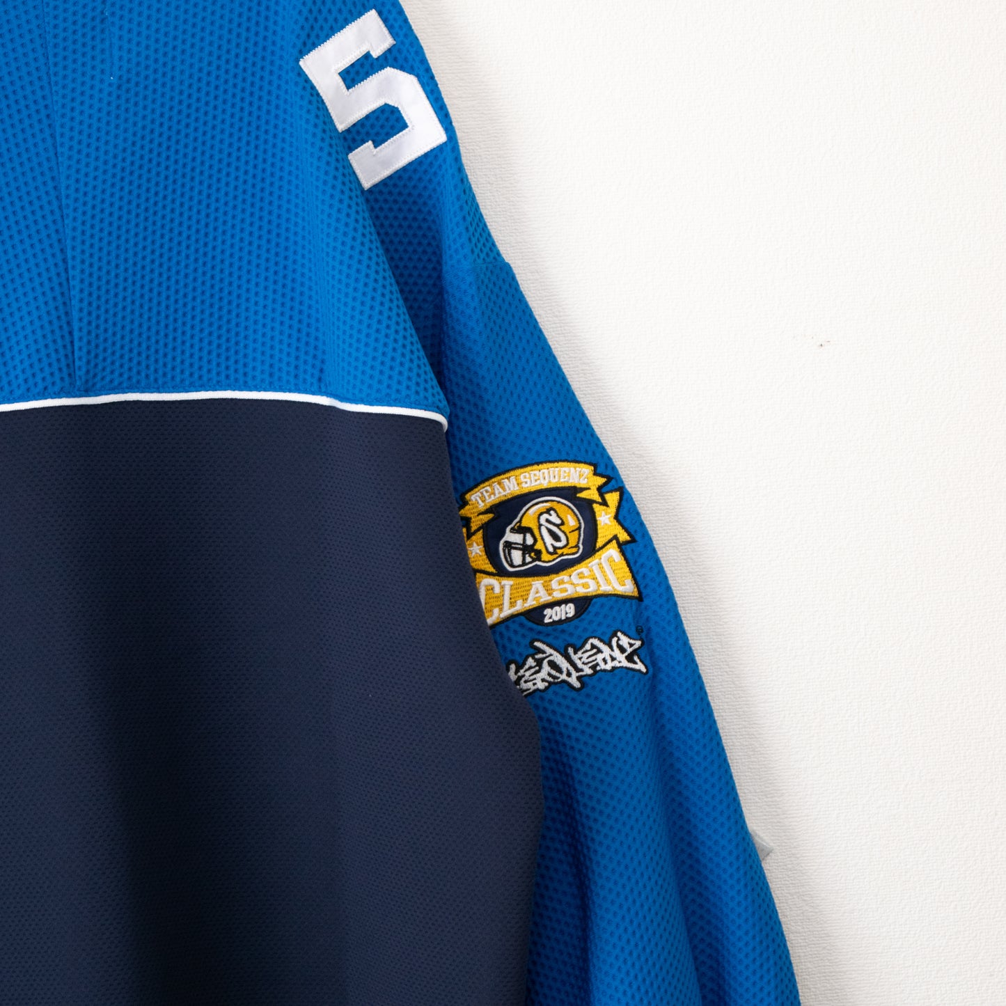 SEQUENZ SQNZ FOOTBALL SHIRT ゲームシャツ BLUE