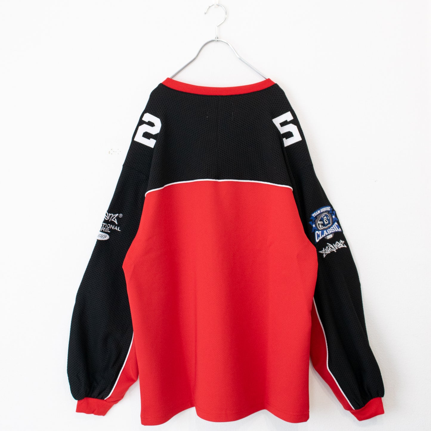 SEQUENZ SQNZ FOOTBALL SHIRT ゲームシャツ RED