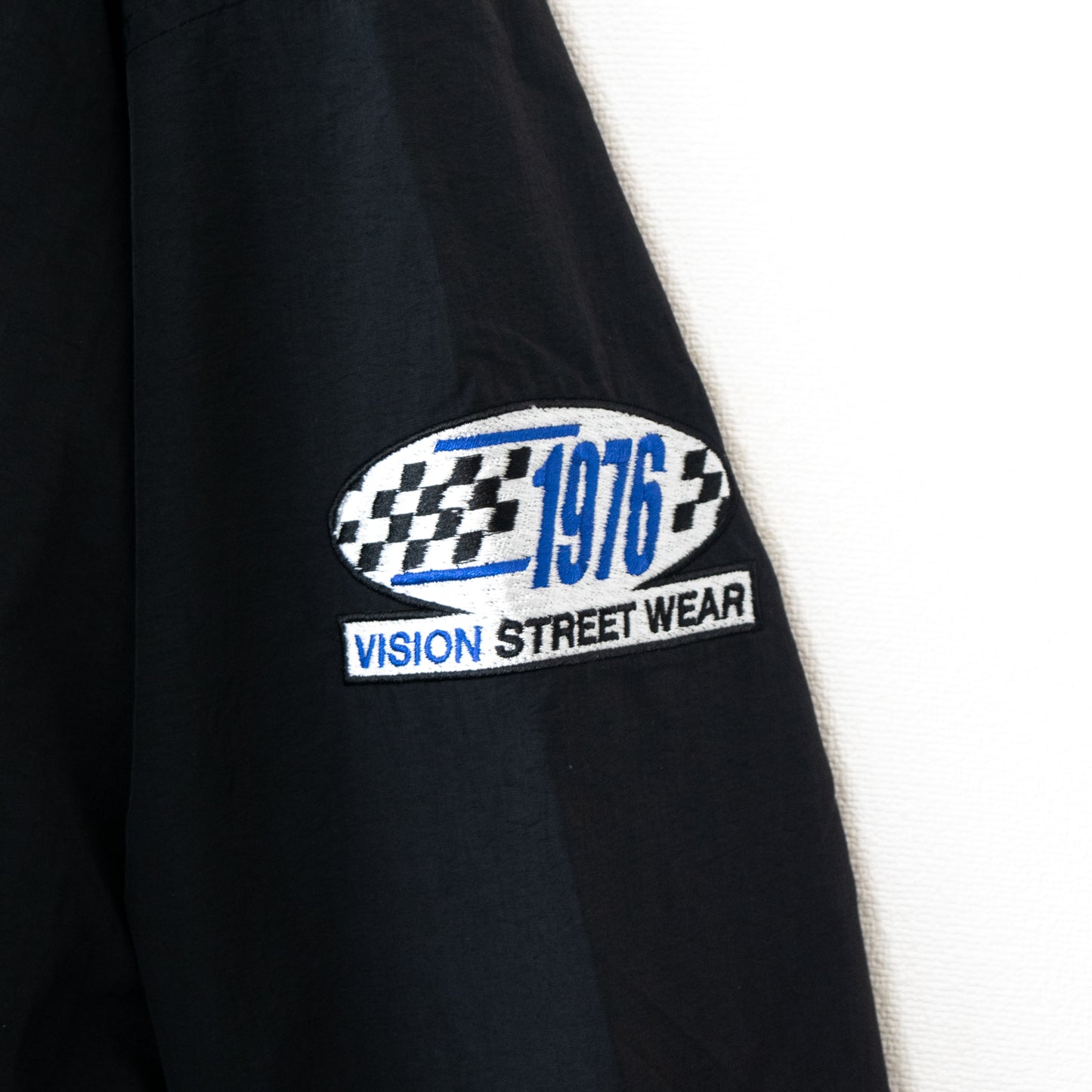 VISION STREET WEAR NYLON RACING JACKET BLACK