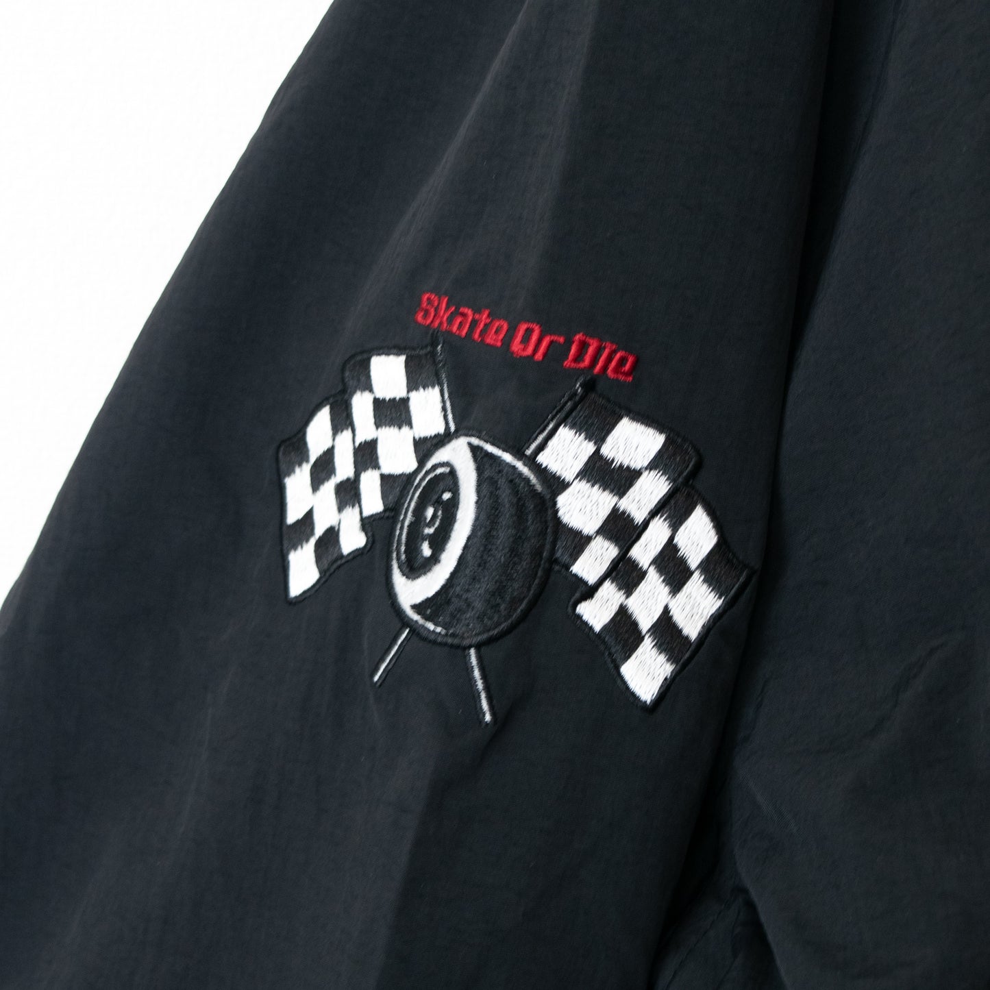 VISION STREET WEAR NYLON RACING JACKET BLACK