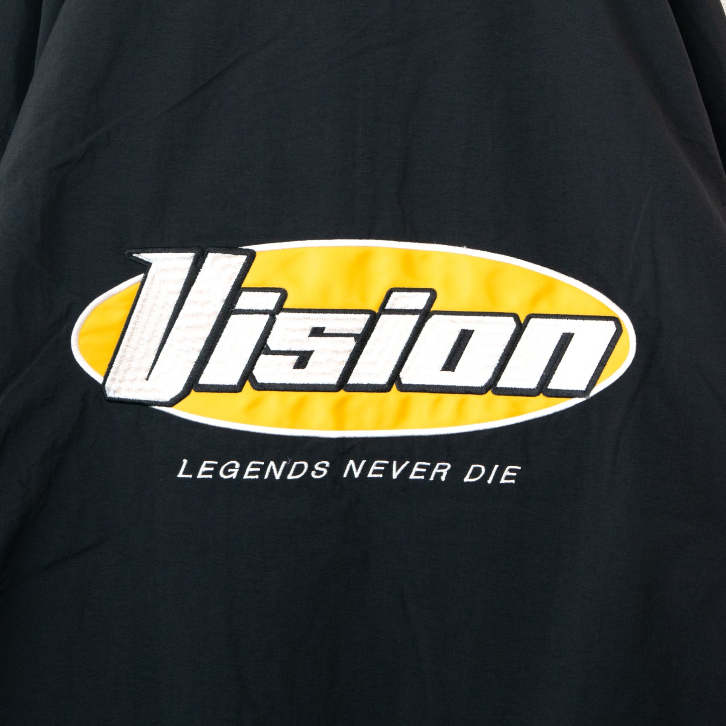 VISION STREET WEAR NYLON RACING JACKET BLACK