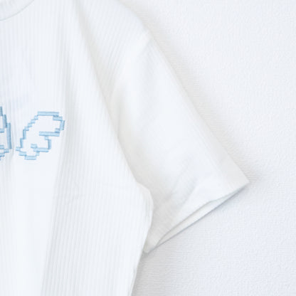 ACDC RAG ドットネコ チビ Tシャツ WHITE