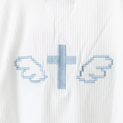 ACDC RAG ドットネコ チビ Tシャツ WHITE