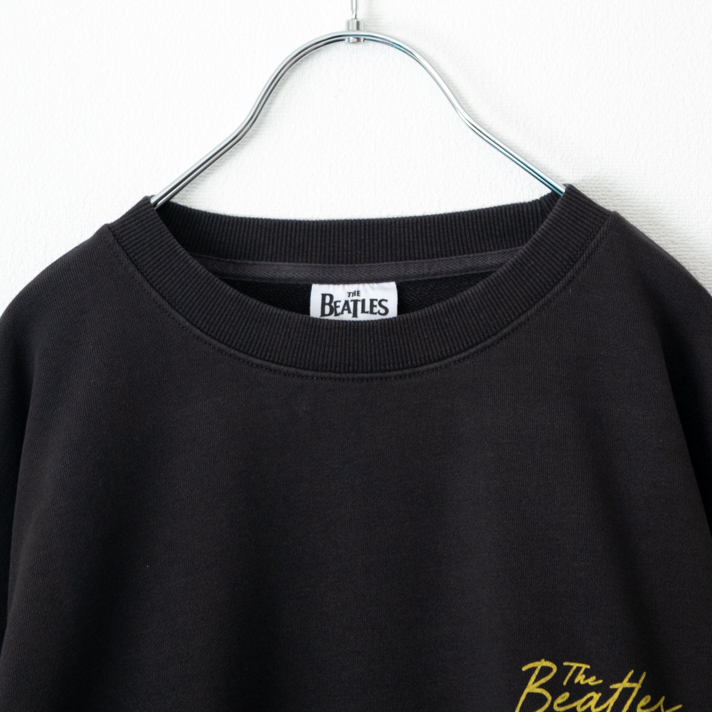 THE BEATLES Photo Print Sweatshirt CHARCOAL