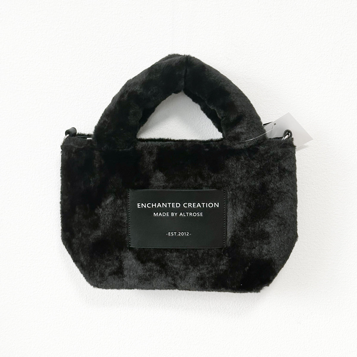 Fur 2WAY Tote Bag [Noel] ALTROSE BLACK Black