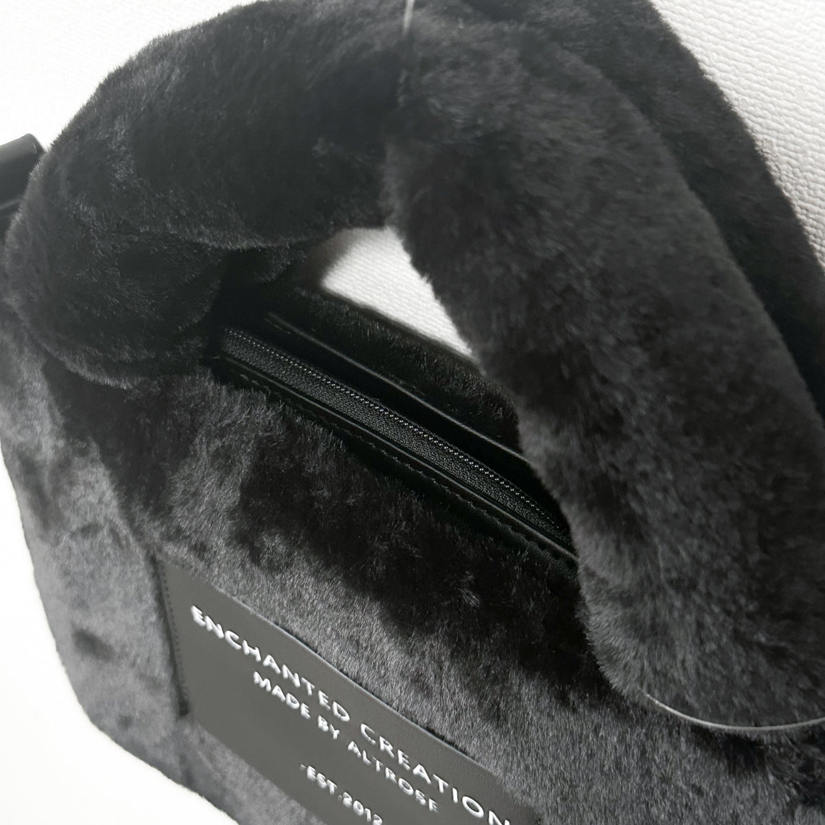 Fur 2WAY Tote Bag [Noel] ALTROSE BLACK Black