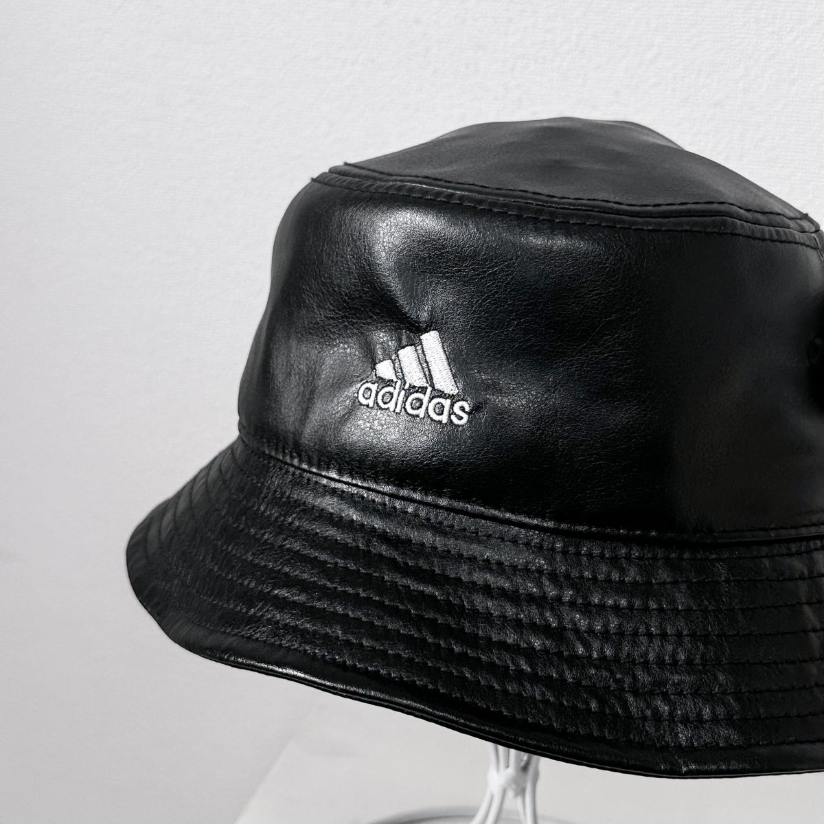 adidas PU Leather Bucket Hat BLACK