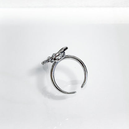 CRYING EYE RING SILVER
