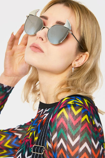 JAWBREAKER Devil Inside Shades in Silver SILVER