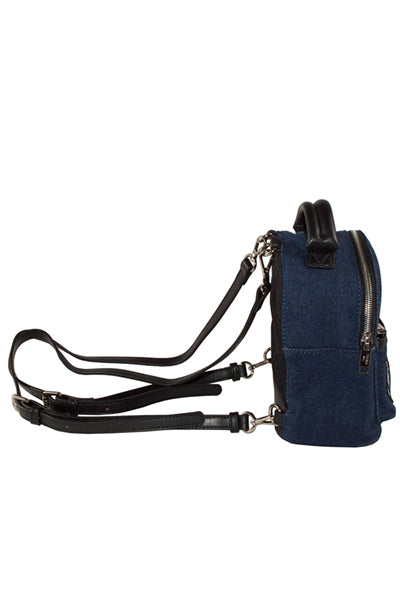 MISHKA デニム ワッペン パッチ MINI リュック バックパック