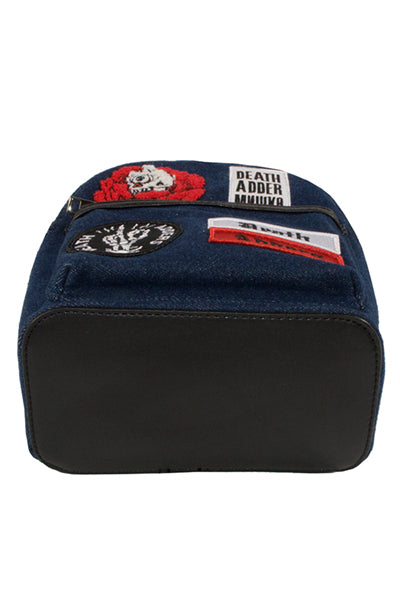 MISHKA デニム ワッペン パッチ MINI リュック バックパック