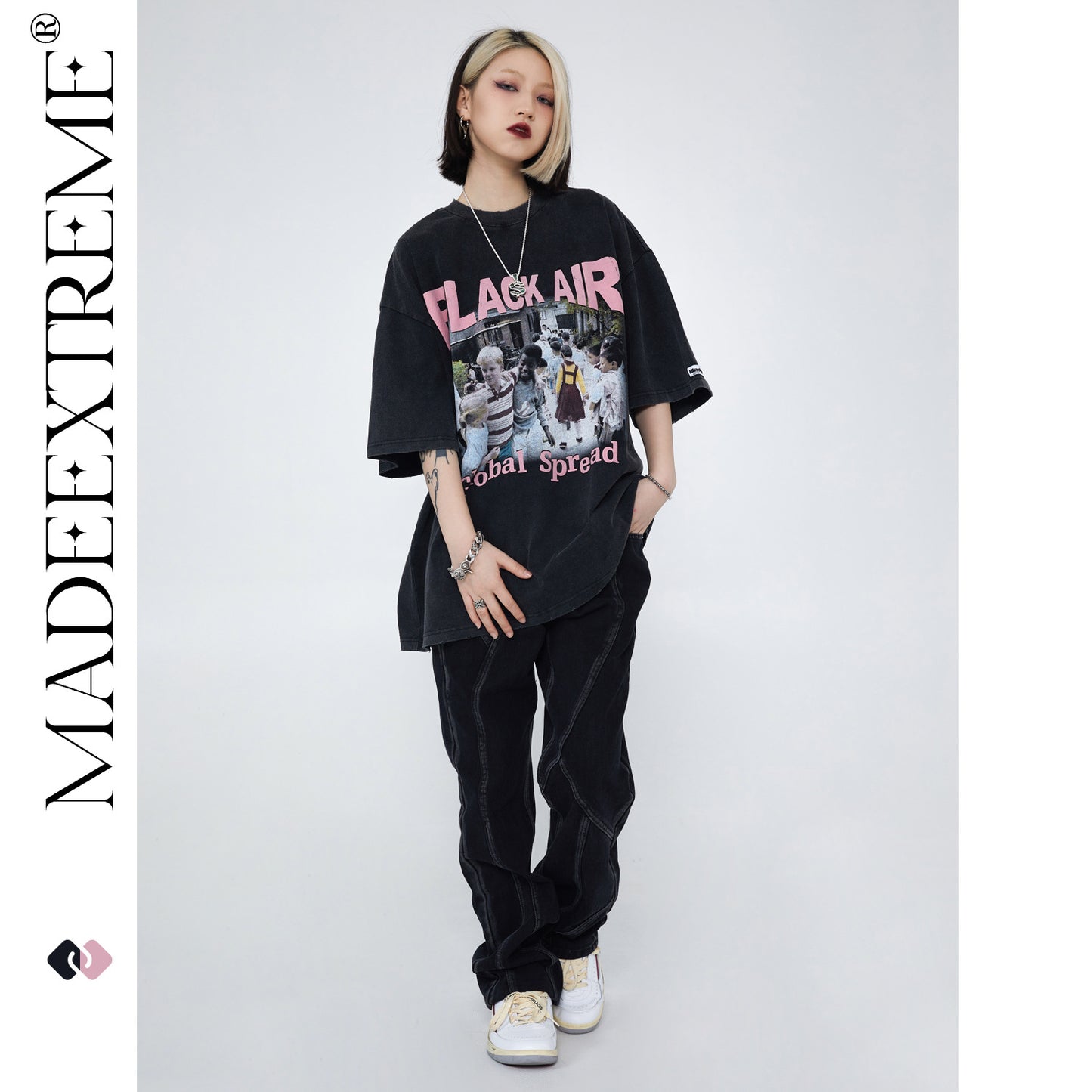 MADEEXTREME PHOTO 半袖Tシャツ BLACK YK0670