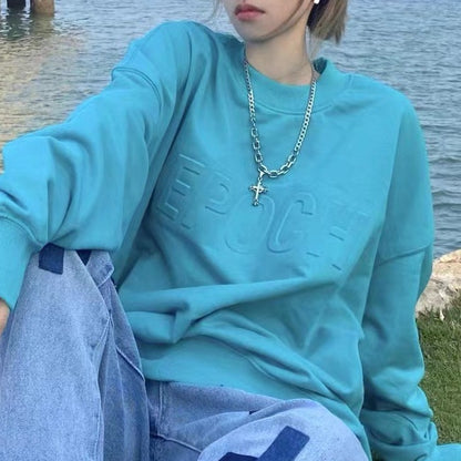 CROSS rhinestone chain necklace SILVER