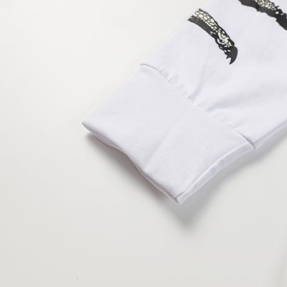 HELLSTAR プリント ロンT WHITE