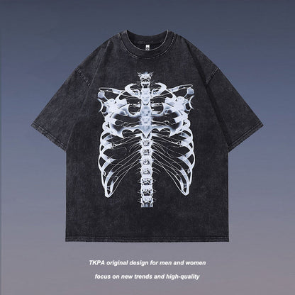 Bone Washed Unisex T-Shirt Black