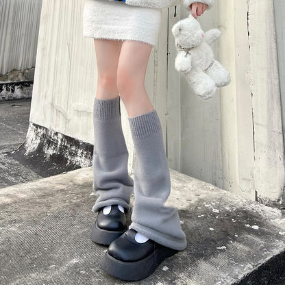 40cm丈 ゴム抜き レッグウォーマー ルーズソックス