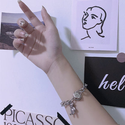 テディベア チェーンブレスレット SILVER