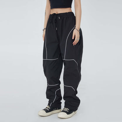 MADE EXTREME BLACK AIR ライン ロングパンツ BLACK