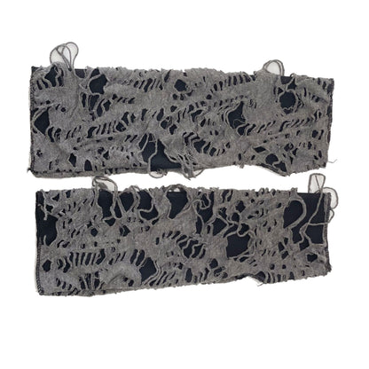 ダメージデザイン アームカバー GRAY BLACK