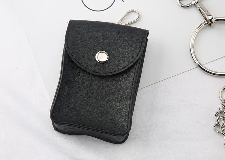 Chain Belt Strap with Mini Bag BLACK