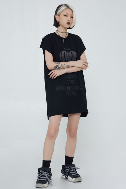 MADE EXTREME BLACK AIR ロゴ カットオフタンクトップ BLACK