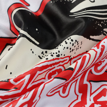 HELLSTAR プリント ロンT WHITE