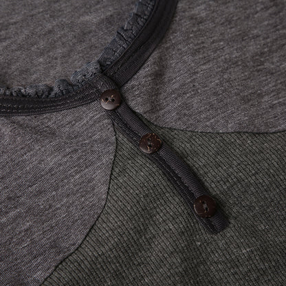 Y2K フィット 長袖 トップス GRAY