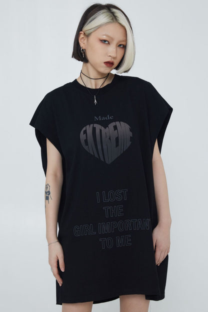 MADE EXTREME BLACK AIR ロゴ カットオフタンクトップ BLACK