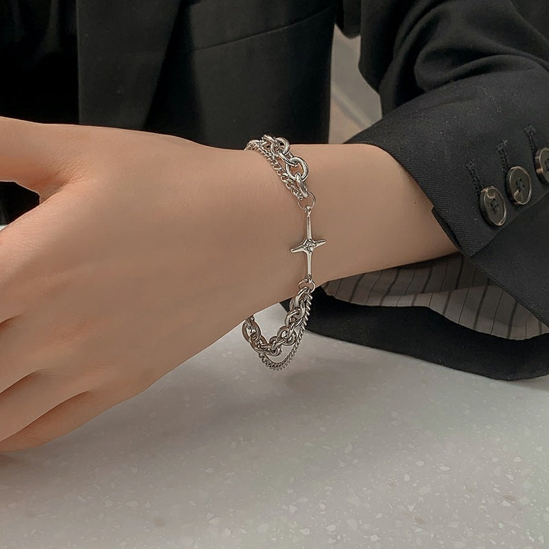 Sparkle chain bracelet Silver