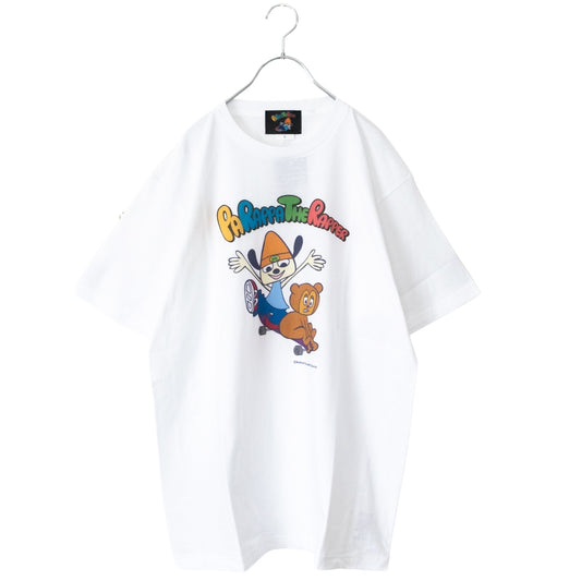 パラッパラッパー Tシャツ WP-013-03 WHITE スケートボード