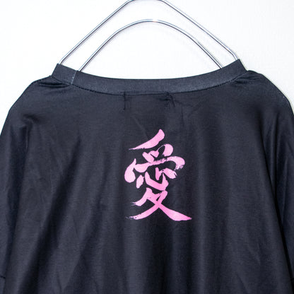 President Mari x ACDC RAG Ai BEAR Long T-shirt BLACK