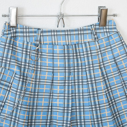 ACDC RAG x サンリオ マイメロディ チェーン付き プリーツミニスカート BLUE