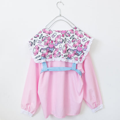 ACDC RAG x Sanrio My Melody Harness Long Sleeve Blouse PINK