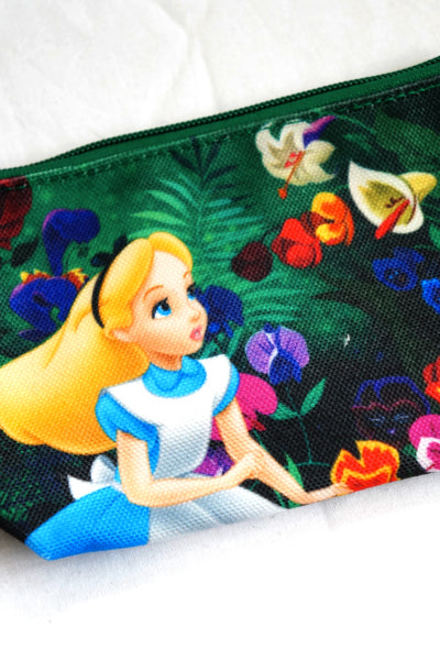 Alice in Wonderland Print Mini Pouch