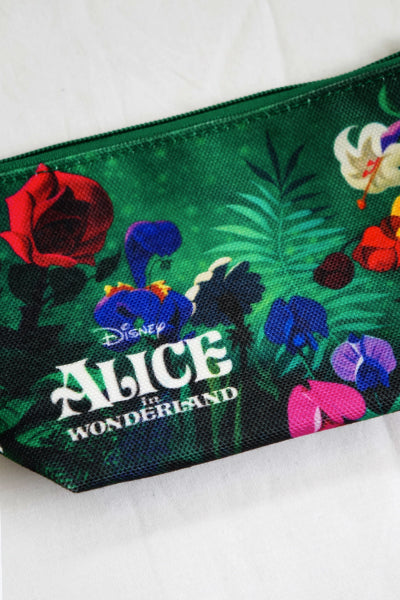Alice in Wonderland Print Mini ポーチ