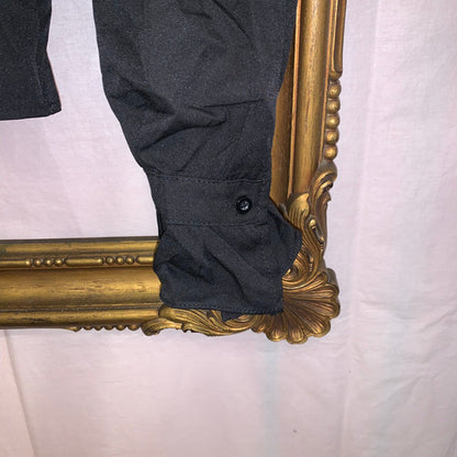 Volume long sleeve blouse BLACK