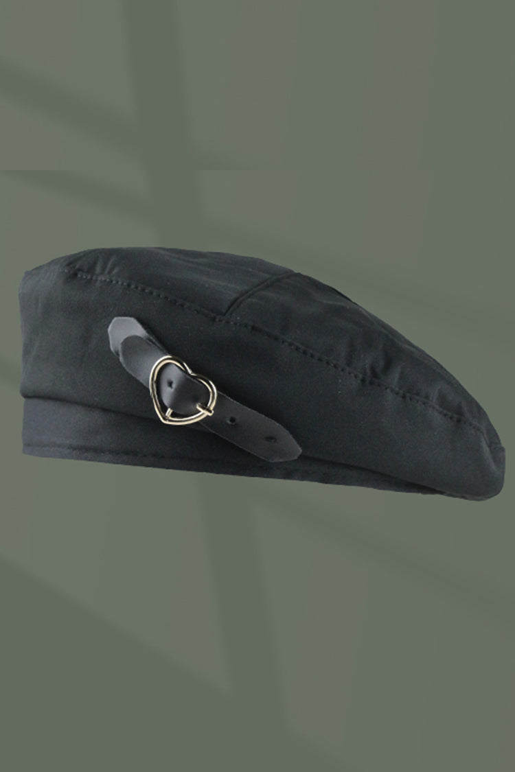 ポイントベルト ベレー帽 BLACK