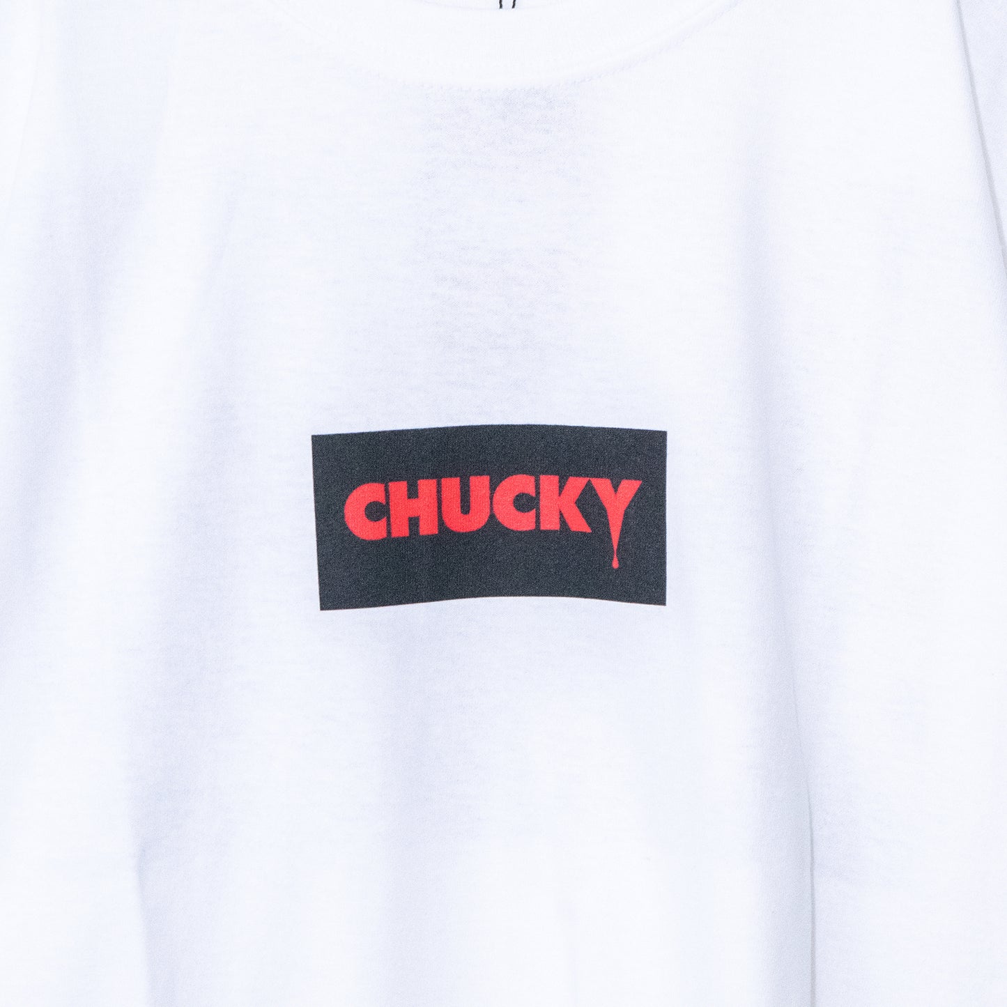 Chucky CHUCKY Photo Print Short Sleeve T-Shirt WHITE