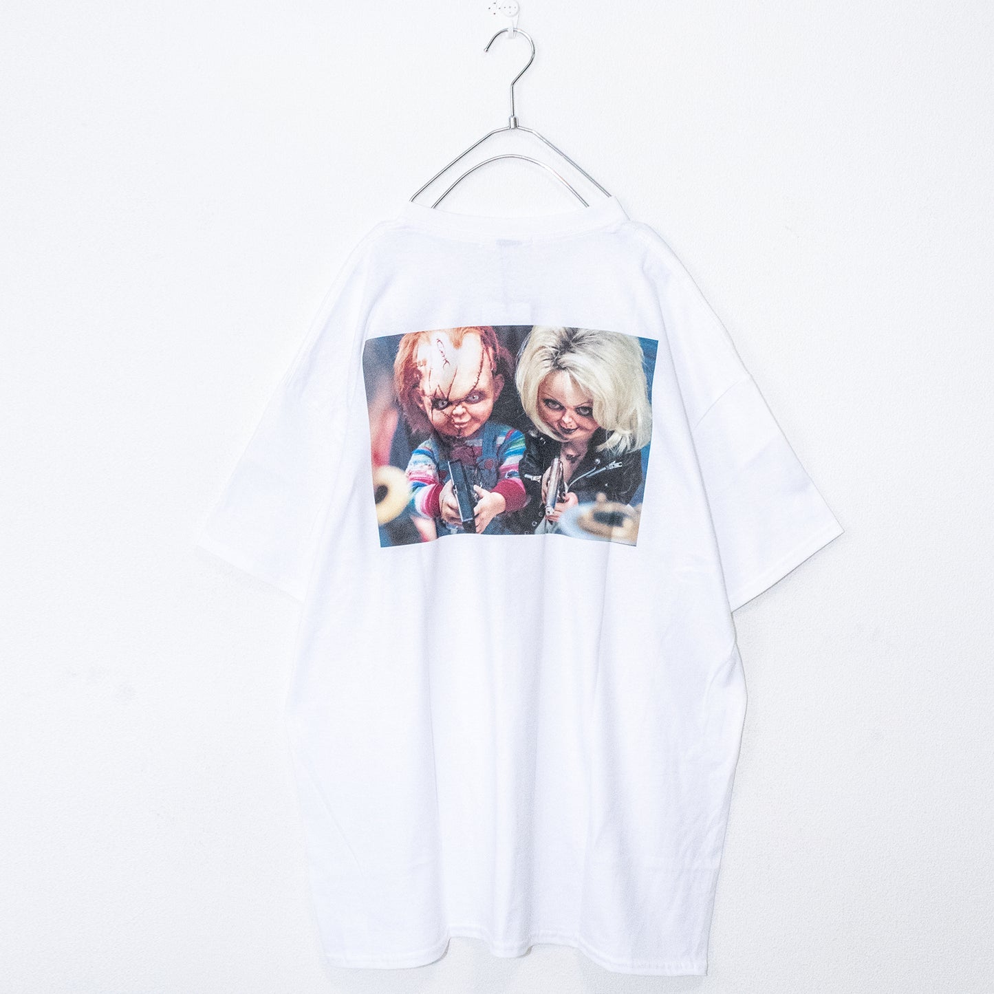 チャッキー CHUCKY フォトプリント 半袖Tシャツ WHITE